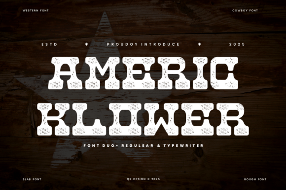 Americ Klower: A Bold Font for Western-Inspired Design