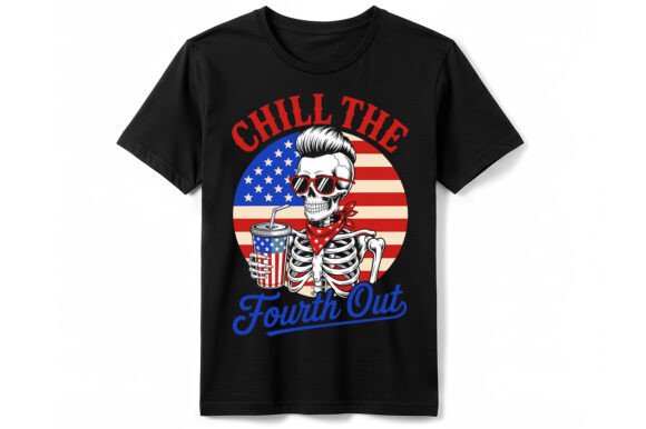 Chill the Fourth T-Shirt: A Bold Statement for Independence Day Celebrations