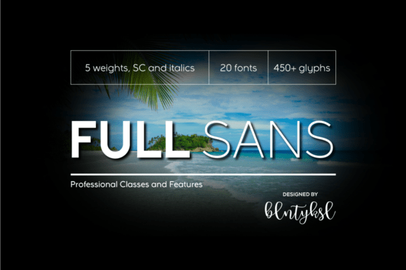 Full Sans: A Modern Geometric Sans Serif for Versatile Design