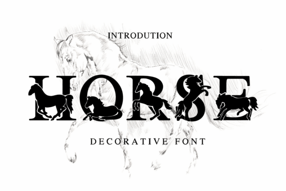 Horse: A Bold and Creative Decorative Display Font