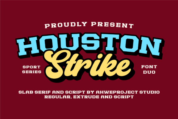Houston Strike: A Bold Font for Dynamic Designs