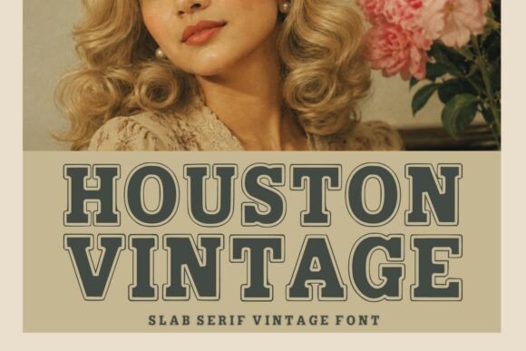 Houston Vintage: A Bold and Elegant Display Typeface