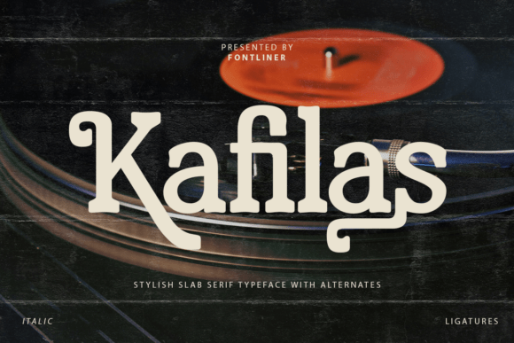 Kafilas: The Retro Slab Serif That Brings a 70s Vibe to Modern Design