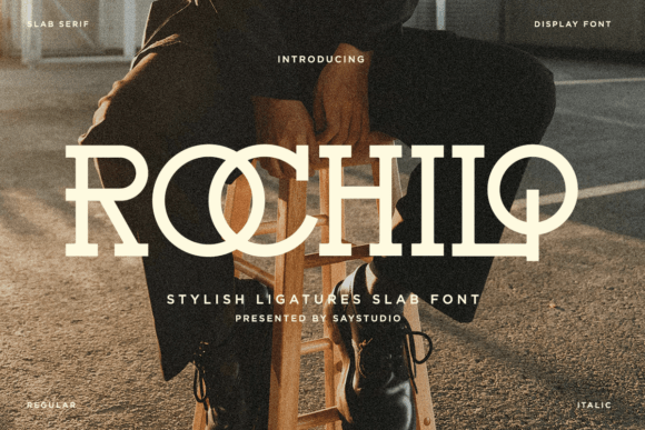 Rochilo: A Modern Slab Serif with Typewriter Charm