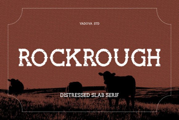 Rockrough: A Bold, Rustic Typeface