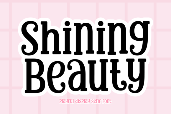 Shining Beauty: A Typographic Masterpiece