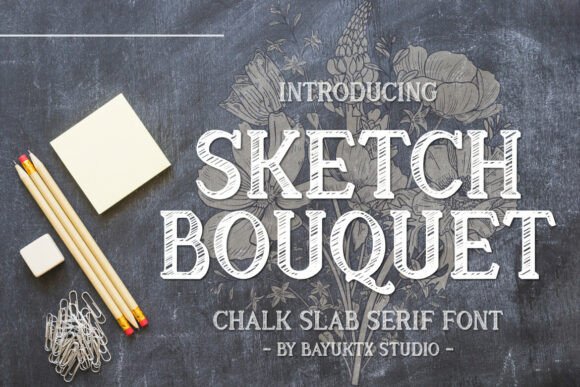 Sketch Bouquet: A Charming Hand-Drawn Typeface for Creative Designers