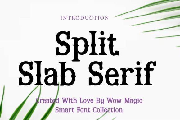 Split Slab Serif: A Bold Vintage-Inspired Display Font for Modern Design