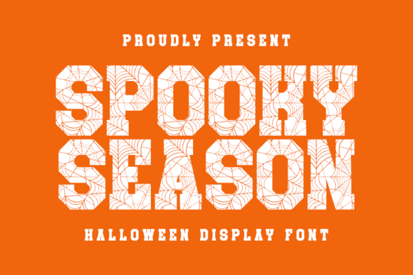 Spooky Season: A Bold and Elegant Halloween Font for Creative Projects