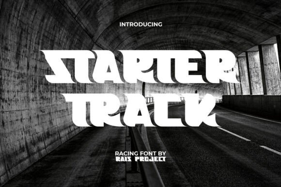 Starter Track: The Ultimate Display Typeface for High-Impact Design